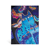 DIARIO NOTES MIDI GATTI BLU E FARFALLE PAPERBLANKS