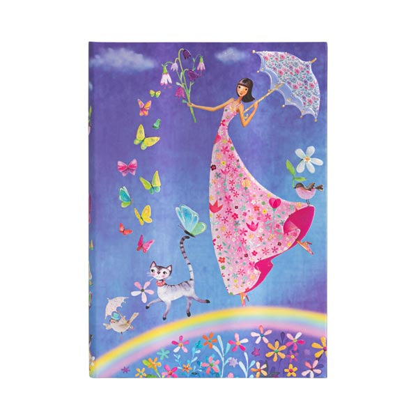 DIARIO NOTES MIDI ARCOBALENO PRIMAVERILE PAPERBLANKS Immagine principale del prodotto