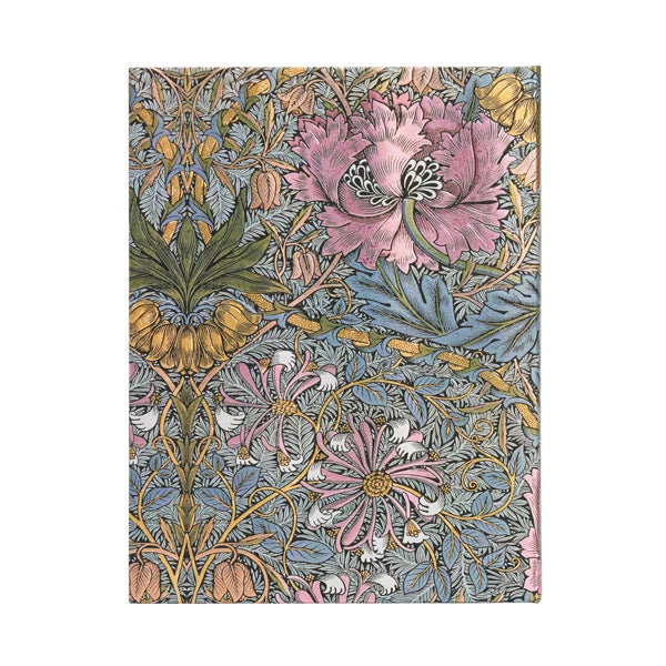 DIARIO NOTES MORRIS CAPRIFOGLIO ROSA MIDI PAPERBLANKS