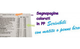 SEGNAPAGINE COLORATI IN PP PRESA FACILITATA “Z” 100 FOGLI