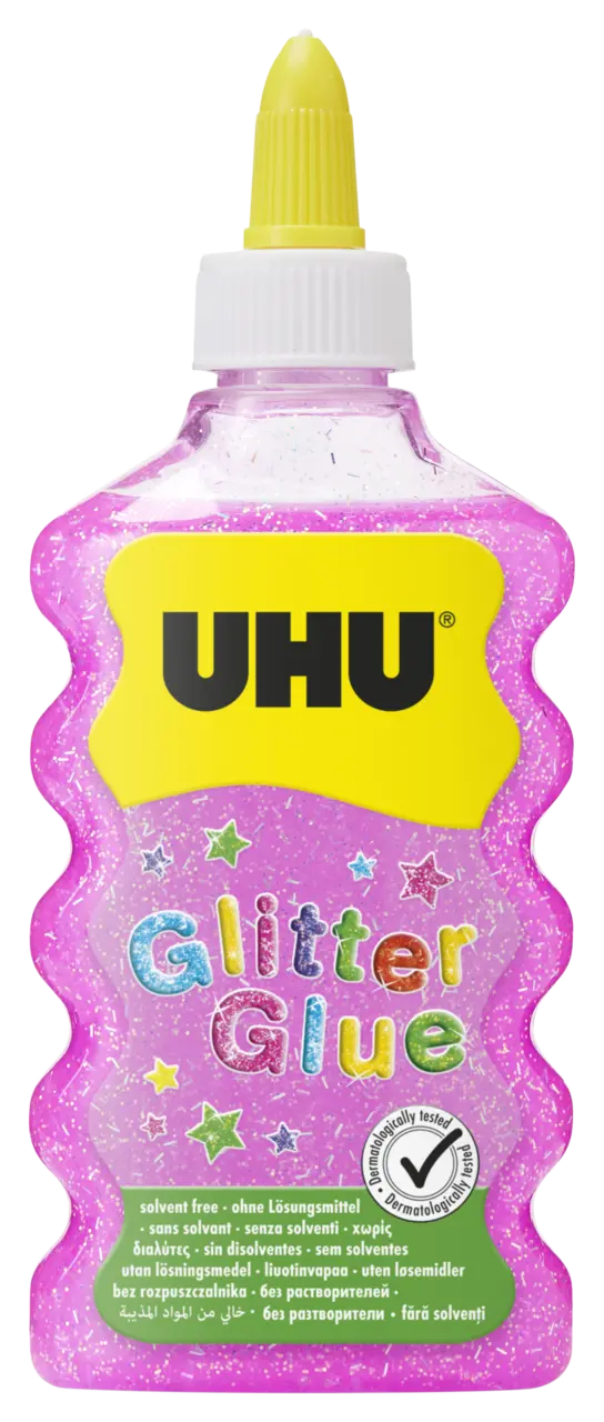 COLLA GLITTER UHU ML. 177 ORO ROSA Immagine principale del prodotto
