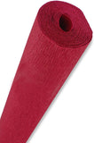 CARTA CRESPA GR.180 - ROTOLO CM.50X250 - ROSSO CARDINALE
