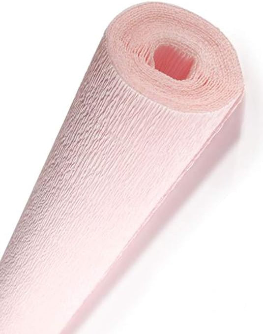 CARTA CRESPA GR.180 - ROTOLO CM.50X250 - ROSA PALLIDO Immagine principale del prodotto