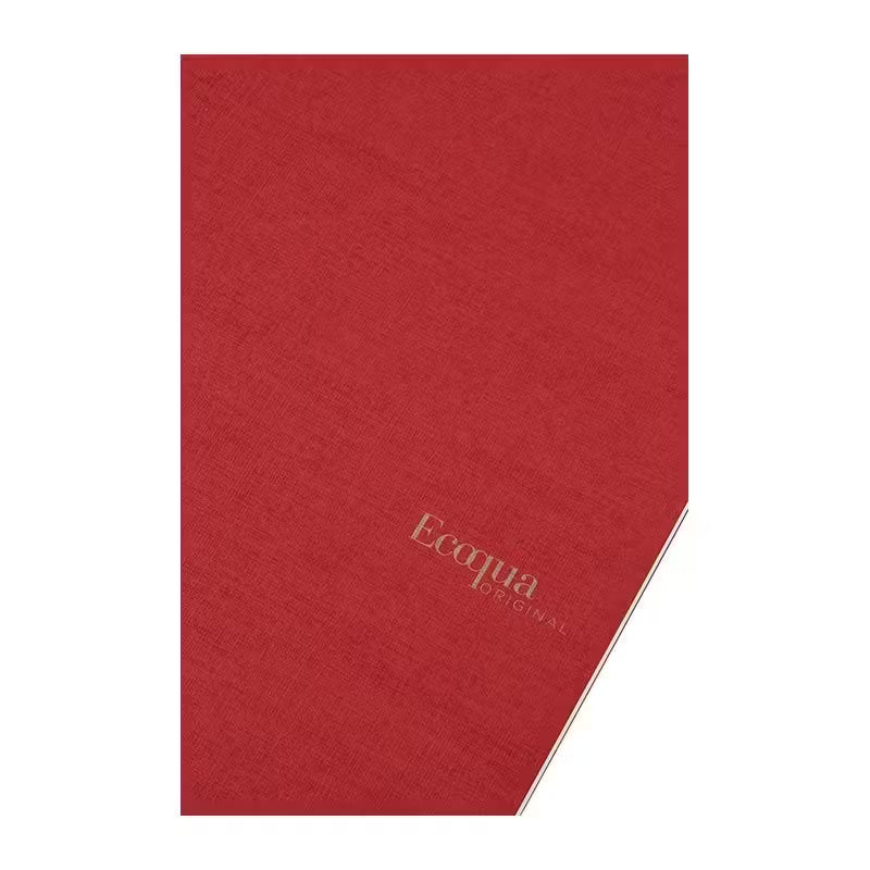 TACCUINO ECOQUA A5 ROSSO SCURO