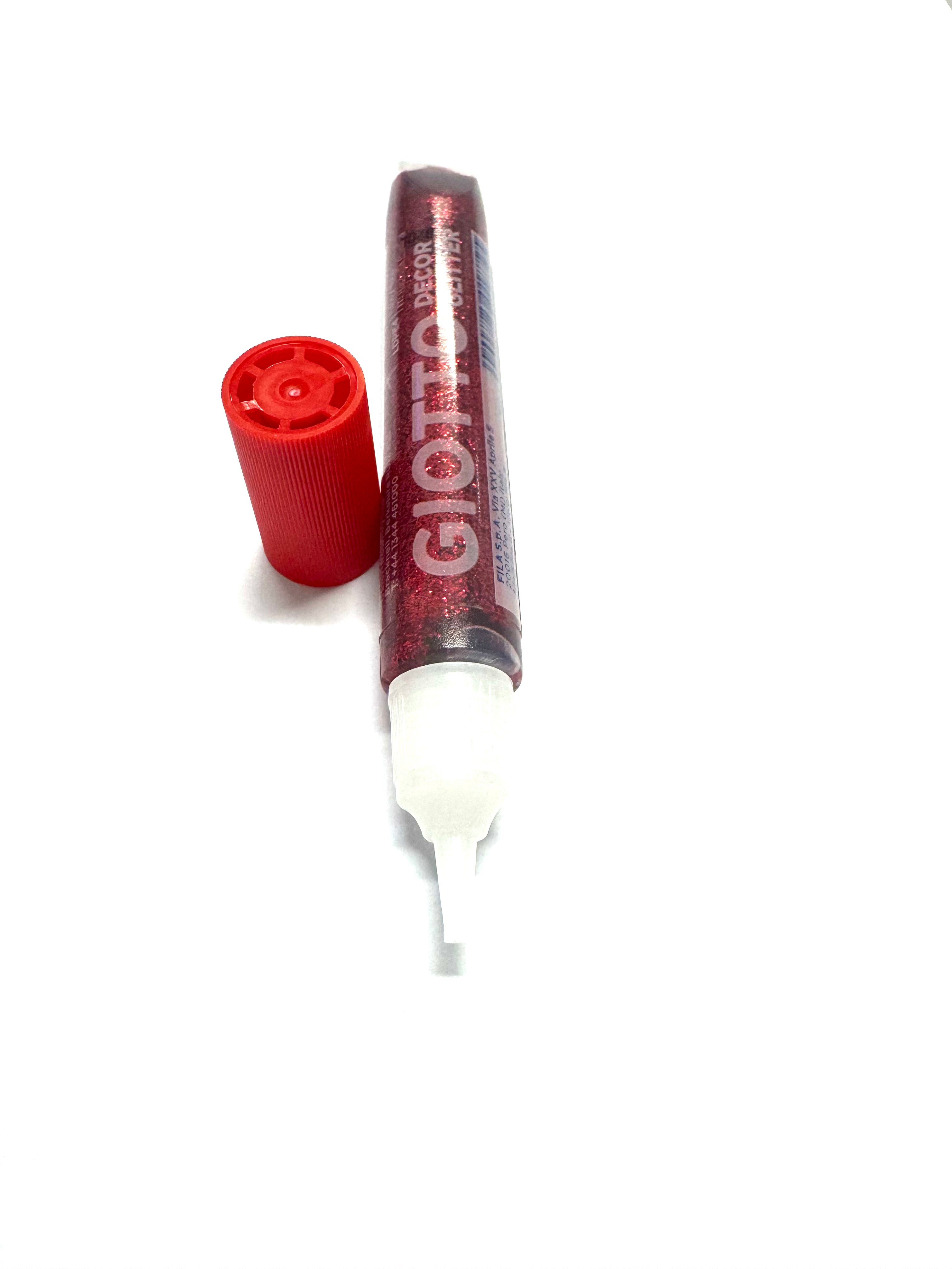 COLLA GLITTER GIOTTO ML. 10,50 ROSSO
