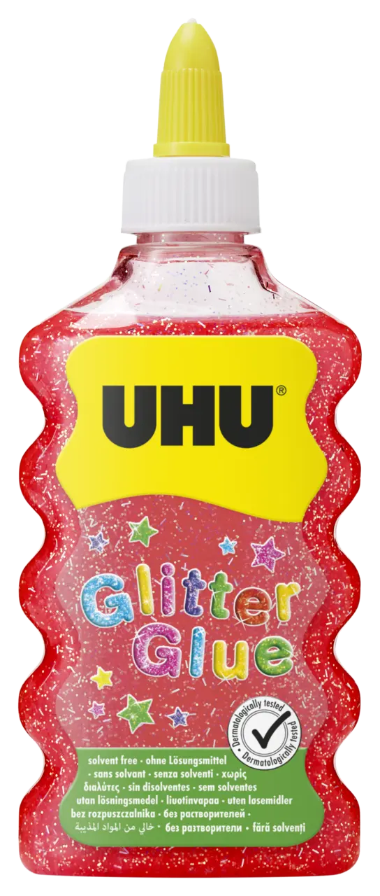 COLLA GLITTER UHU ML. 177 ORO ROSSO