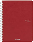 QUADERNO C/SPIRALE ECOQUA A5 1RIG CARTONATO CHERRY
