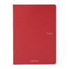 TACCUINO ECOQUA A5 ROSSO SCURO