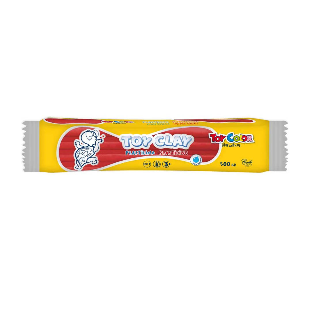 PLASTILINA TOYCOLOR GR. 500 ROSSO