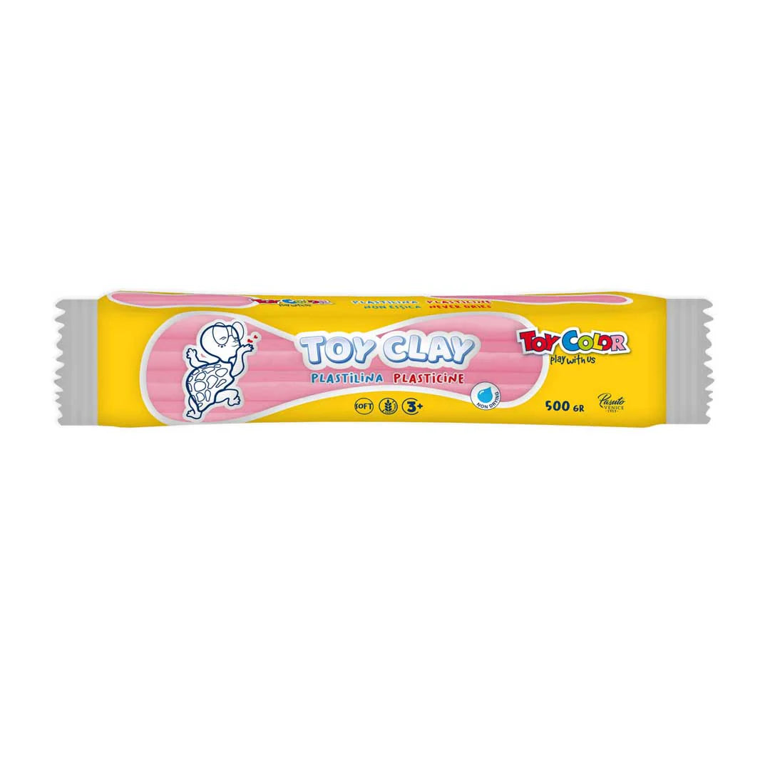 PLASTILINA TOYCOLOR GR. 500 ROSA