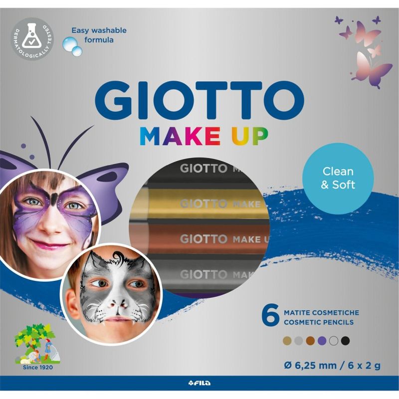 GIOTTO MAKE UP 6 MATITE COL.  METALLICI