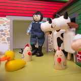 FAMIGLIA DEL FATTORE IN LEGNO - PZ. 4