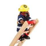 POMPIERI IN LEGNO - SET PZ. 4