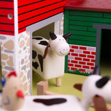 ANIMALI DELLA FATTORIA IN LEGNO (10 PZ.)