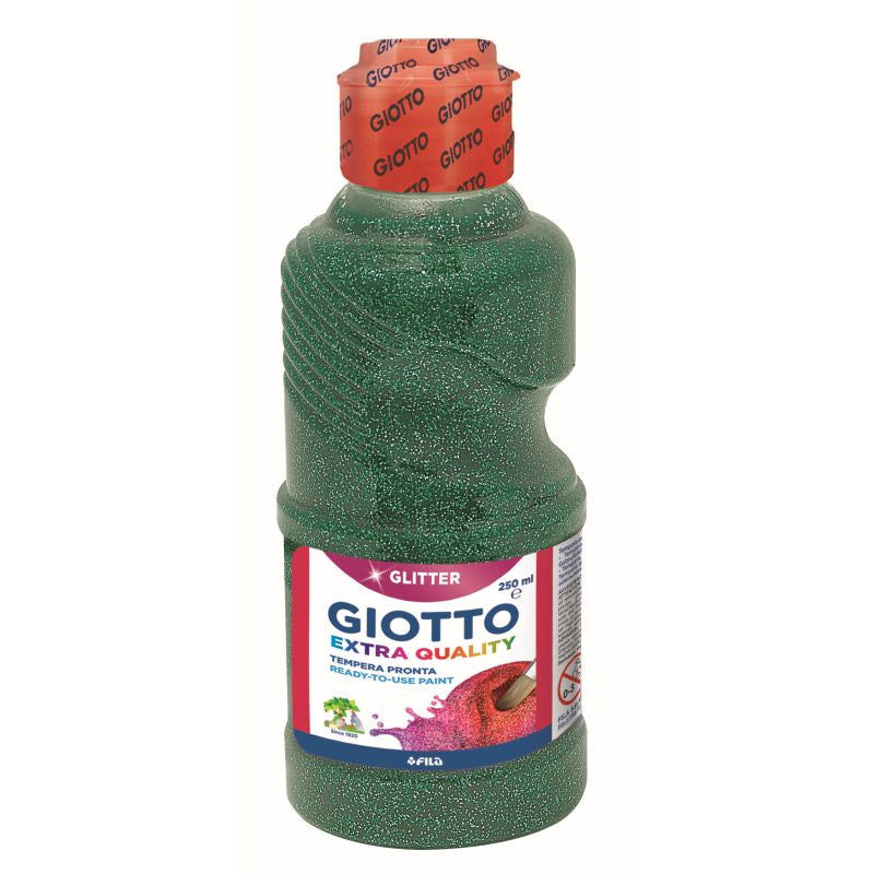 TEMPERA GLITTER GIOTTO ML.250 VERDE