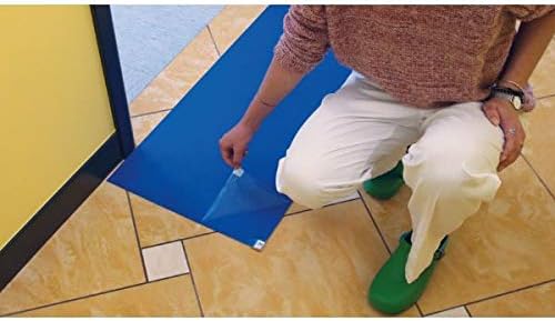Tappetino Antibatterico Blu 30 Strati Cm. 45X115 Confezione 4 Pezzi