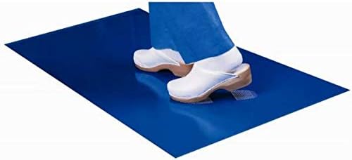 Tappetino Antibatterico Blu 30 Strati Cm. 45X115 Confezione 4 Pezzi