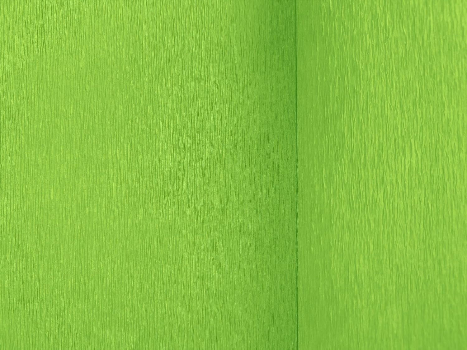 CARTA CRESPA GR.180 - ROTOLO CM.50X250 - VERDE CHIARO