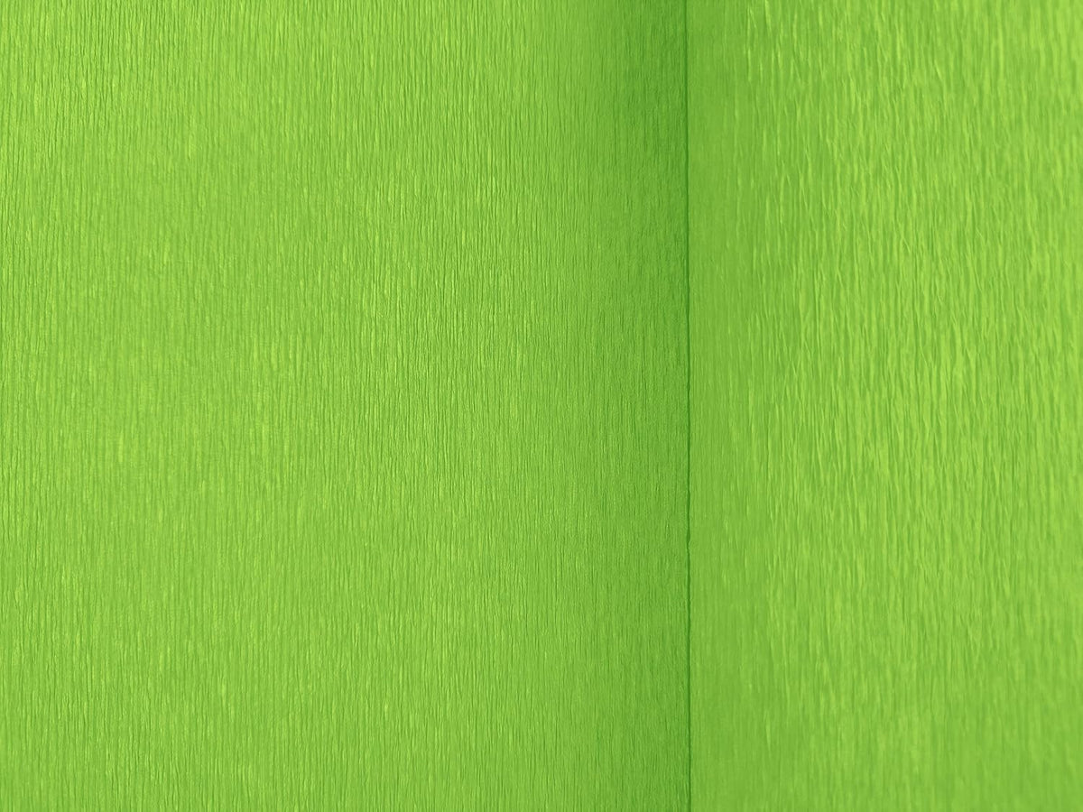 CARTA CRESPA GR.180 - ROTOLO CM.50X250 - VERDE CHIARO