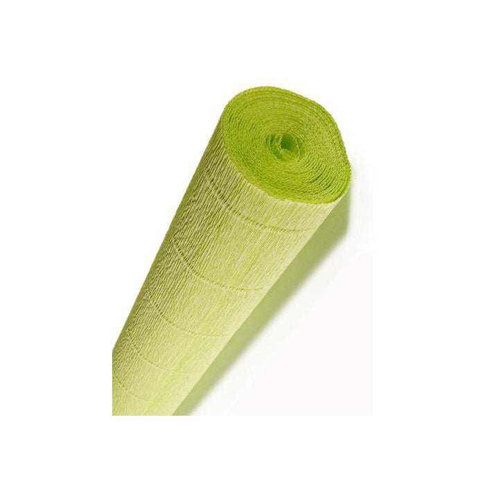 CARTA CRESPA GR.180 - ROTOLO CM.50X250 - VERDE CHIARO Immagine principale del prodotto