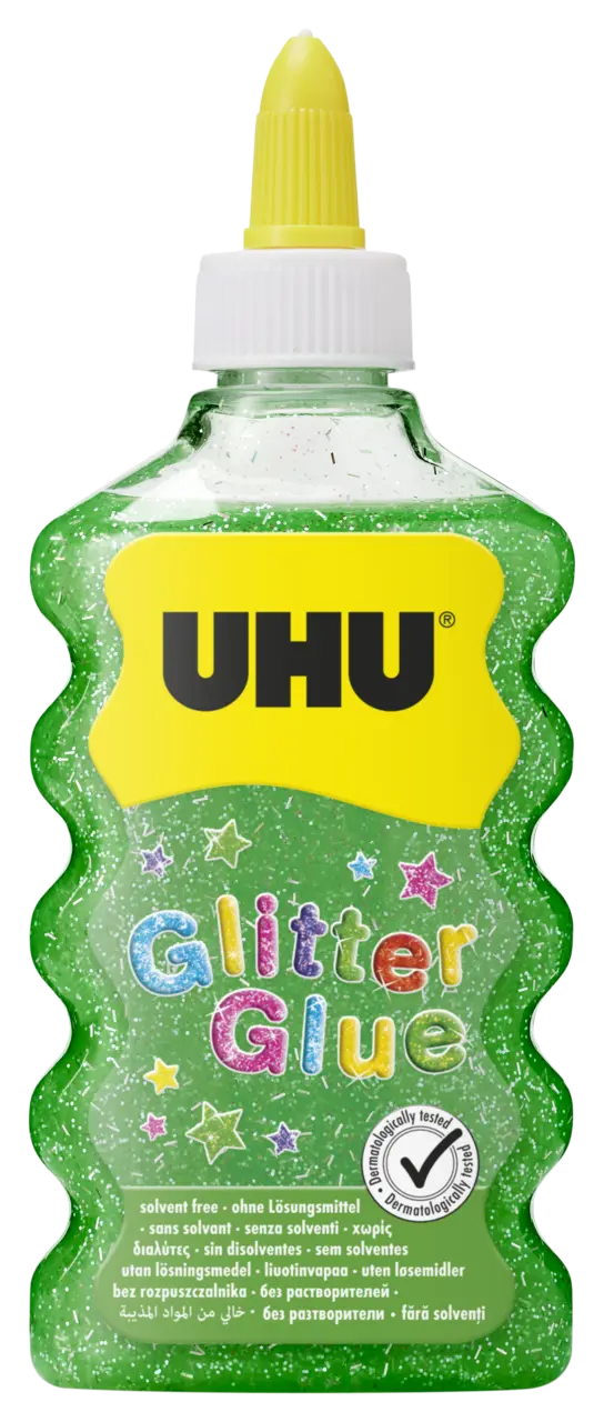 COLLA GLITTER UHU ML. 177 ORO VERDE