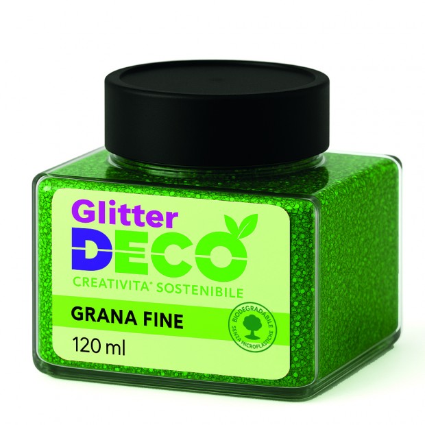 GLITTER BIO GRANA FINE ML.120 - VERDE