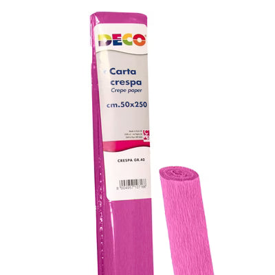 CARTA CRESPA GR.40 - CM.50X250 - VIOLETTO