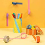 NASTRO WASHI TAPE ROTOLO MT.5 X 15MM - SET PZ. 14 - COL. ASS.