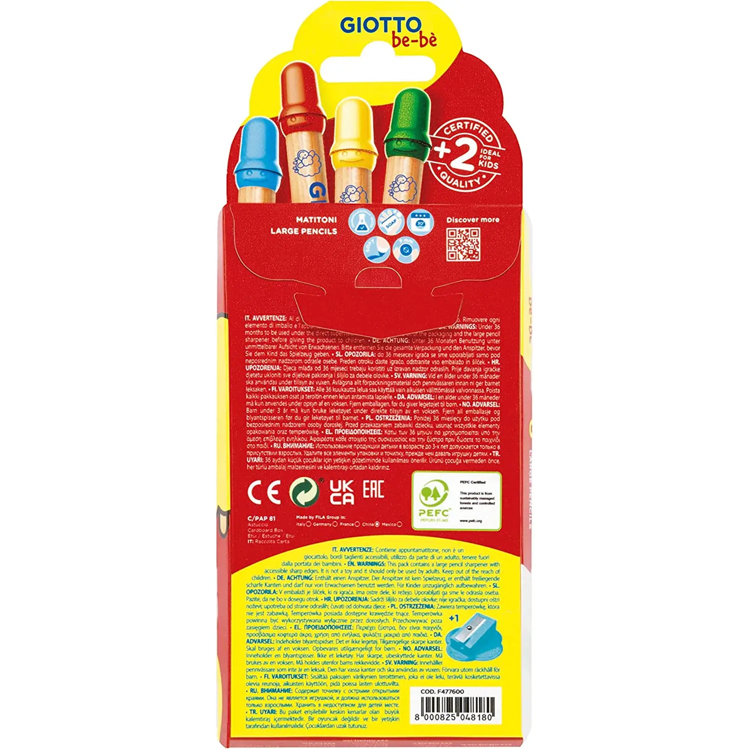 MATITONI GIOTTO BE-BE' 6+TEMPERAMATITE