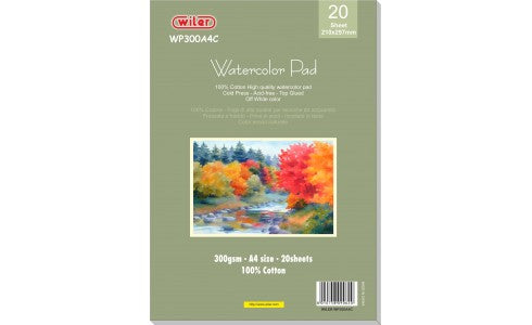 WATERCOLOR PAD A4 AVORIO