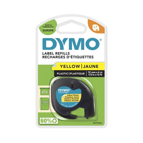 NASTRO DYMO LETRATAG 12X4MM GIALLO Immagine principale del prodotto