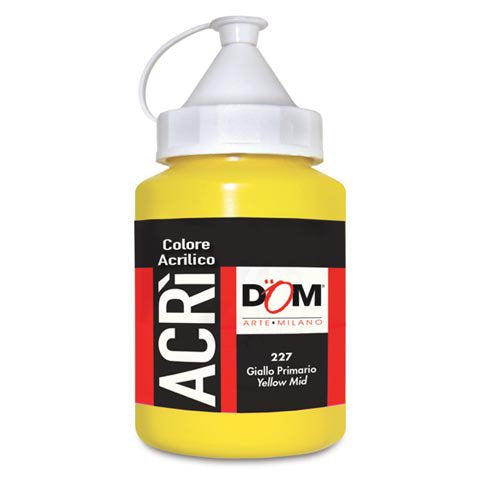 COLORE ACRILICO - FLACONE ML.250 - GIALLO PRIMARIO Immagine principale del prodotto