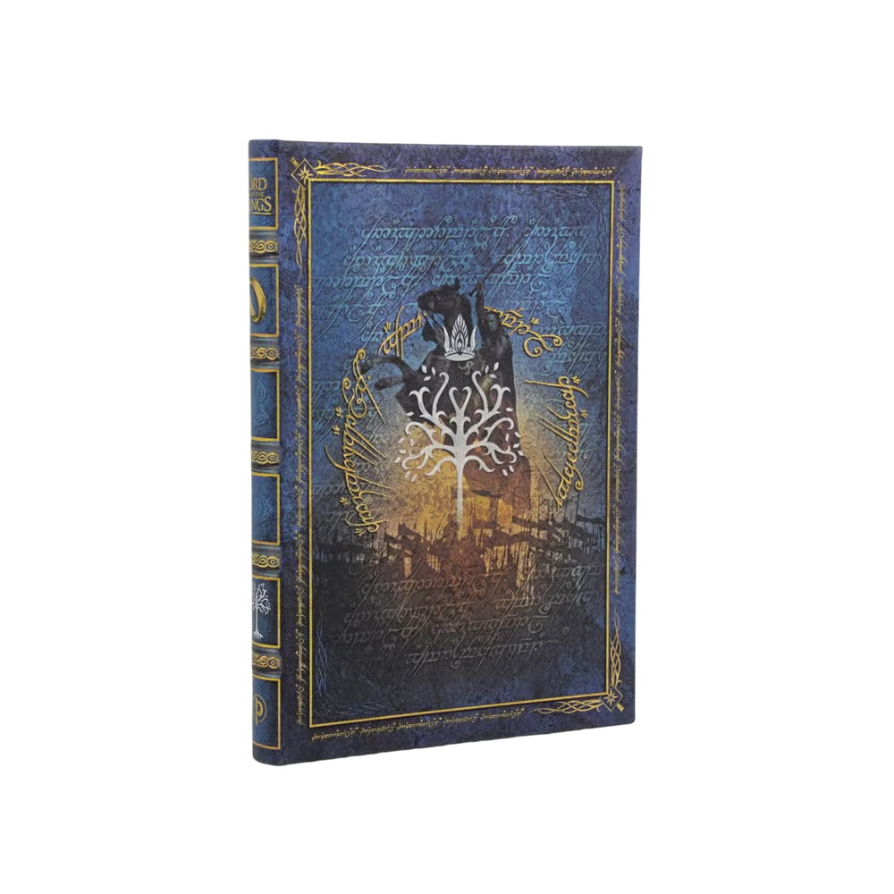 DIARIO NOTES MIDI FOGLI BIANCHI PAPERBLANKS SIGNIORE DEGLI ANELLI - LA CORONA RICONQUISTATA Immagine principale del prodotto
