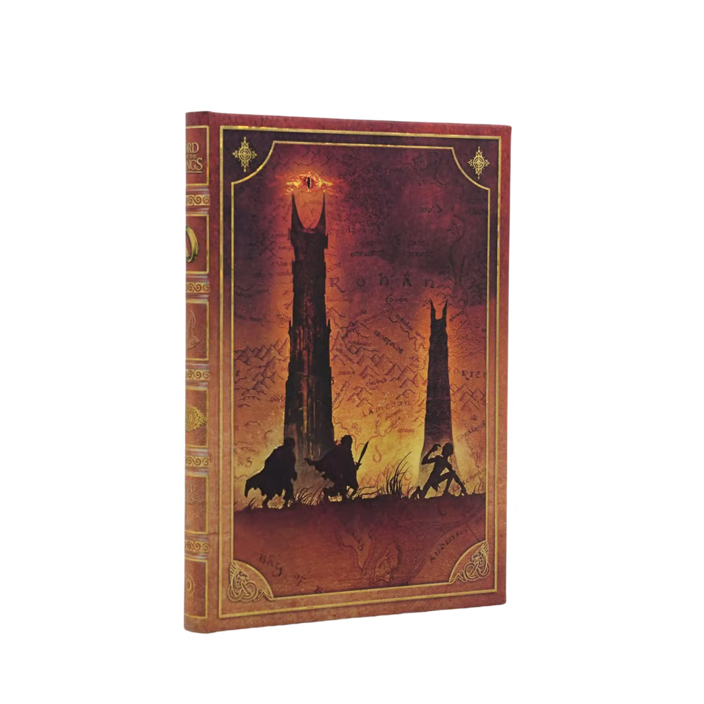 DIARIO NOTES MIDI  FOGLI BIANCHI PAPERBLANKS SIGNIORE DEGLI ANELLI - LA MISSIONE CONTINUA