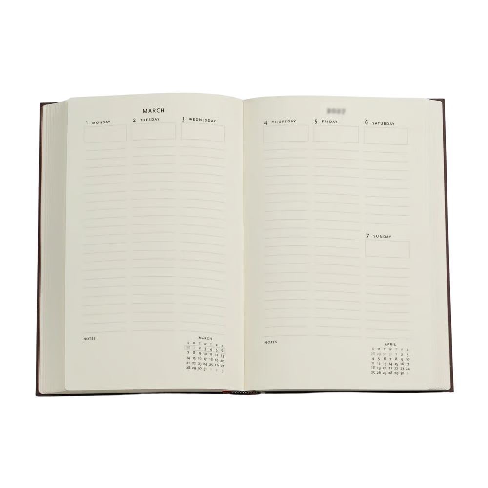 AGENDA MAXI SETTIMANALE VERTICALE 18 MESI 2026/2027 LINCE MAESTOSA PAPERBLANKS