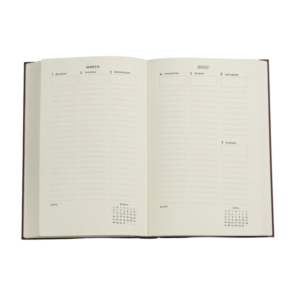 AGENDA MAXI SETTIMANALE VERTICALE 18 MESI 2026/2027 LINCE MAESTOSA PAPERBLANKS