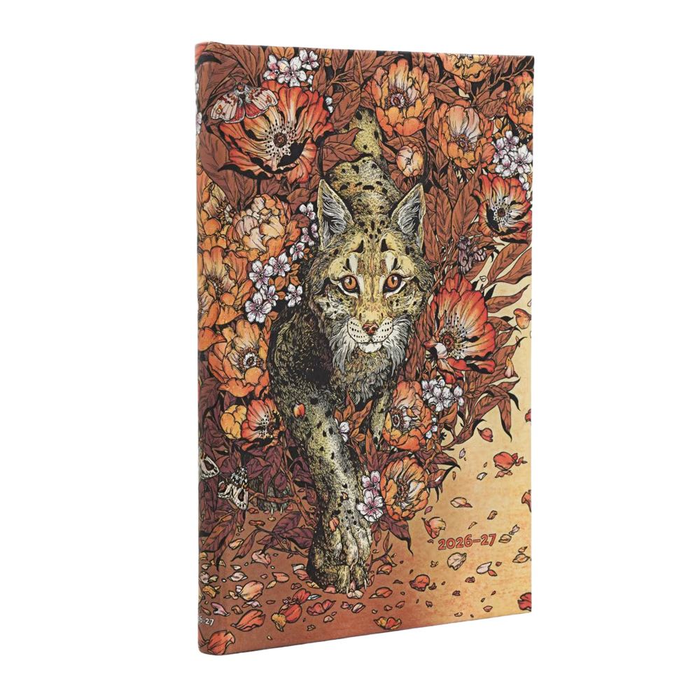 AGENDA MAXI SETTIMANALE VERTICALE 18 MESI 2026/2027 LINCE MAESTOSA PAPERBLANKS