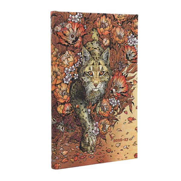 AGENDA MAXI SETTIMANALE VERTICALE 18 MESI 2026/2027 LINCE MAESTOSA PAPERBLANKS
