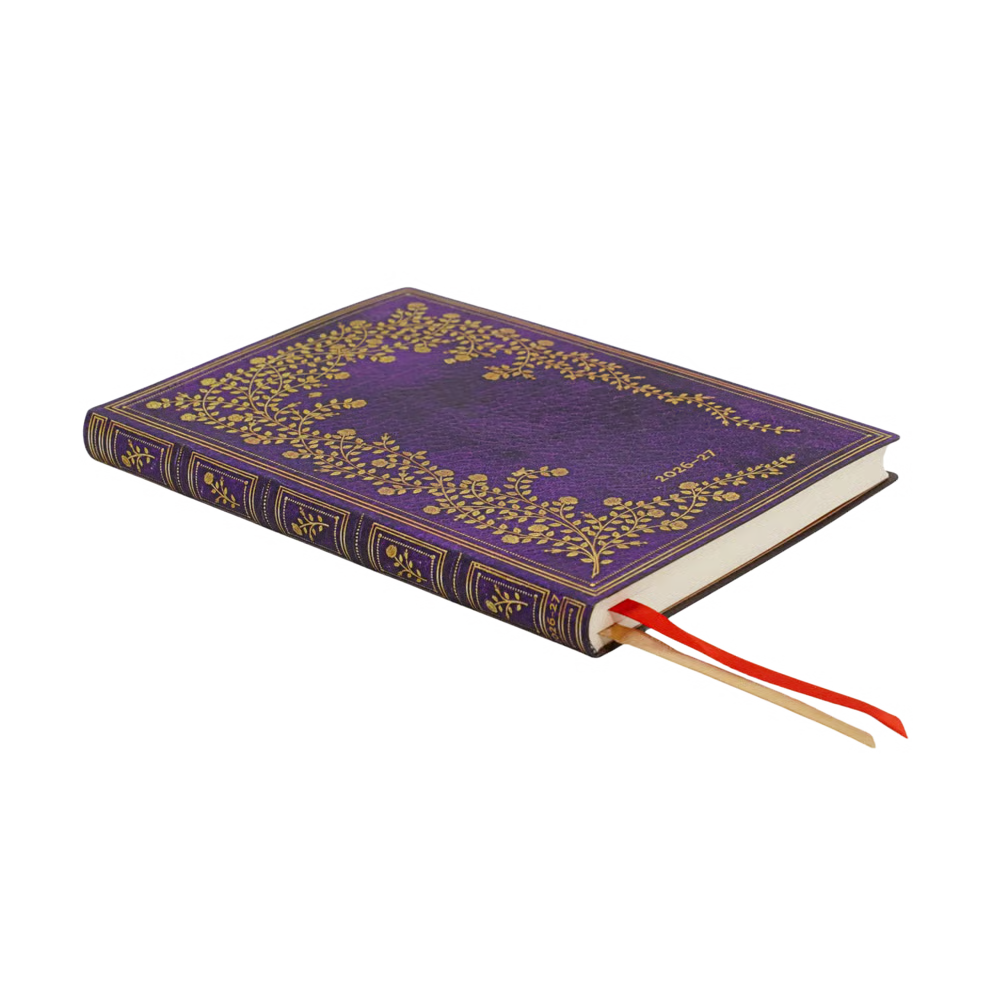 AGENDA MIDI SETTIMANALE ORIZZONTALE 18 MESI 2026/2027 LA ROSA DI NEW YORK L'ETA' D'ORATA PAPERBLANKS