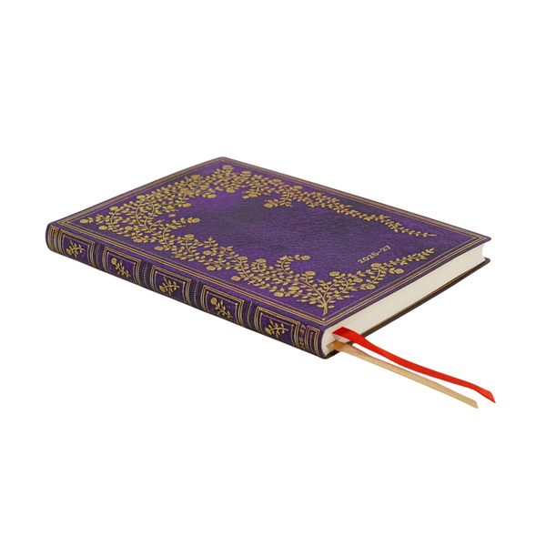 AGENDA MIDI SETTIMANALE ORIZZONTALE 18 MESI 2026/2027 LA ROSA DI NEW YORK L'ETA' D'ORATA PAPERBLANKS