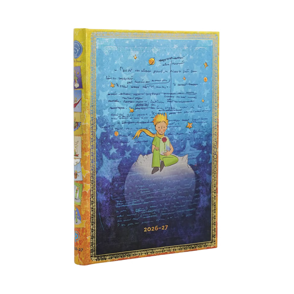 AGENDA MIDI SETTIMANALE ORIZZONTALE 18 MESI 2026/2027 PICCOLO PRINCIPE PAPERBLANKS Immagine principale del prodotto