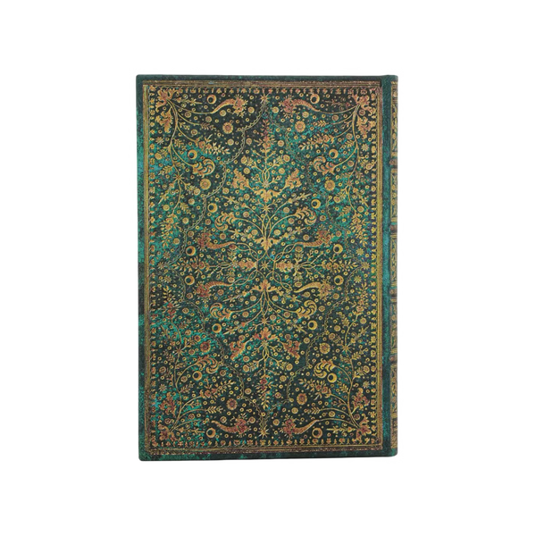 AGENDA MINI SETTIMANALE ORIZZONTALE 18 MESI 2026/2027 FIORE DI SMERALDO PAPERBLANKS