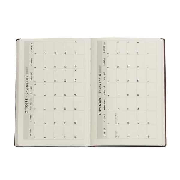 AGENDA MINI SETTIMANALE ORIZZONTALE 18 MESI 2026/2027 FIORE SELVATICI PAPERBLANKS