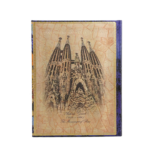 AGENDA ULTRA SETTIMANALE VERTICALE 18 MESI 2026/2027 GAUDI IL MANOSCRITTO DI REUS PAPERBLANKS