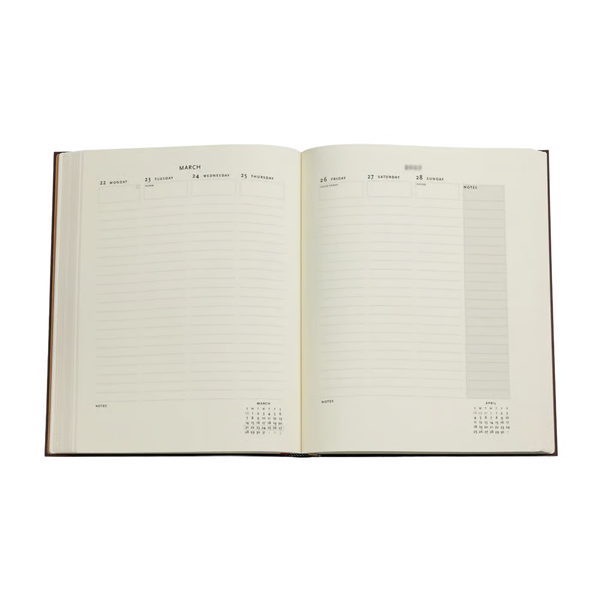 AGENDA ULTRA SETTIMANALE VERTICALE 18 MESI 2026/2027 GAUDI IL MANOSCRITTO DI REUS PAPERBLANKS