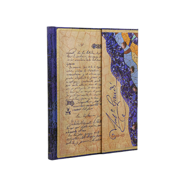 AGENDA ULTRA SETTIMANALE VERTICALE 18 MESI 2026/2027 GAUDI IL MANOSCRITTO DI REUS PAPERBLANKS