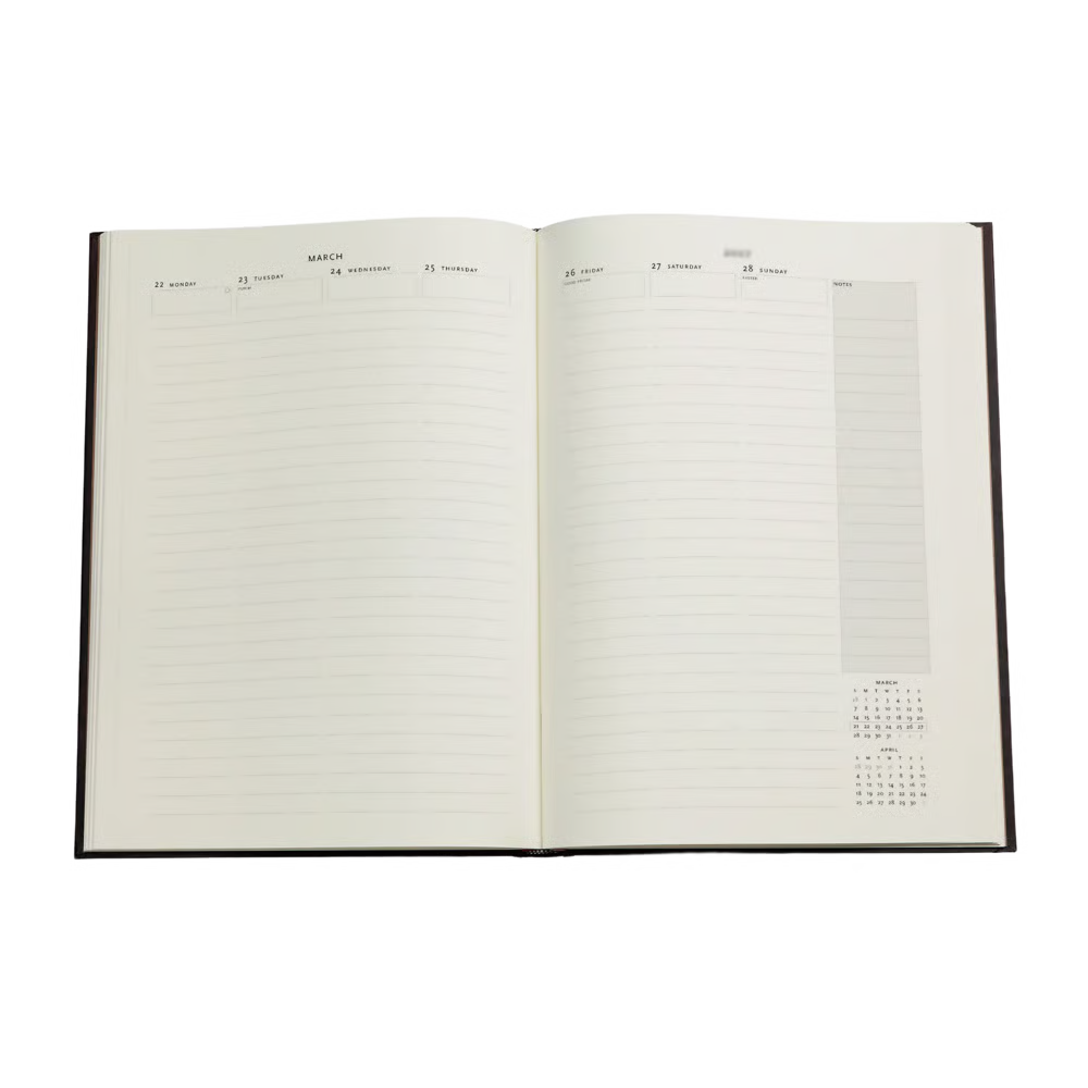 AGENDA GRANDE PLANNER VERTICALE 2027 FIORI DI SMERALDO PAPERBLANKS