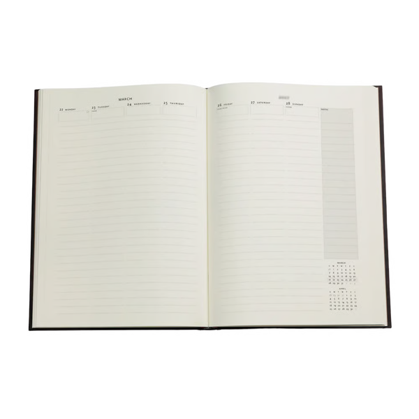 AGENDA GRANDE PLANNER VERTICALE 2027 FIORI DI SMERALDO PAPERBLANKS