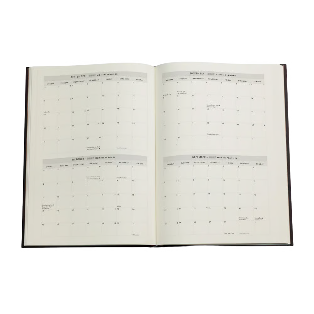 AGENDA GRANDE PLANNER VERTICALE 2027 FIORI DI SMERALDO PAPERBLANKS