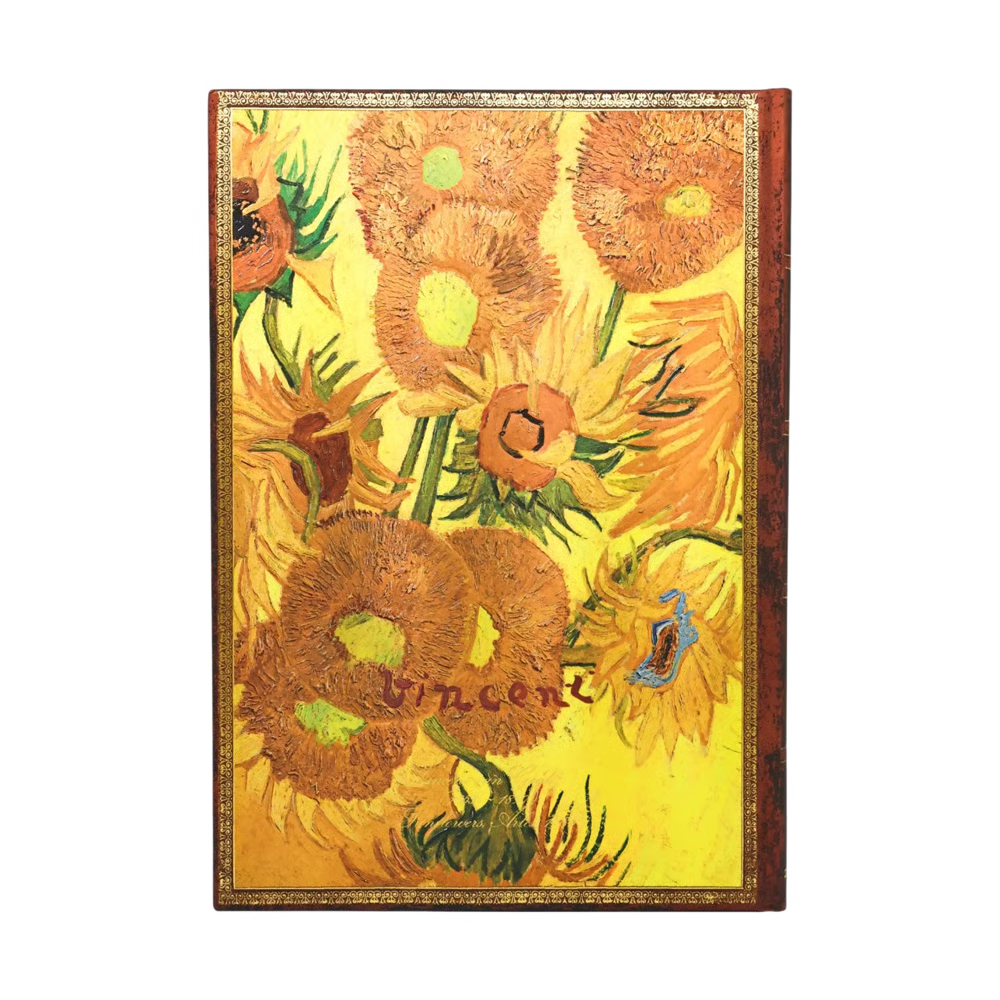 AGENDA GRANDE PLANNER VERTICALE 2027 GIRASOLI VAN GOGH PAPERBLANKS